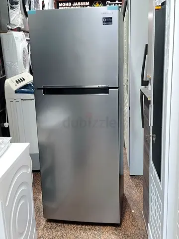 Silver Top-Freezer Refrigerator - Good Condition