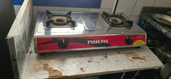 Nikai 2-Burner Stainless Steel Gas Stove - Used