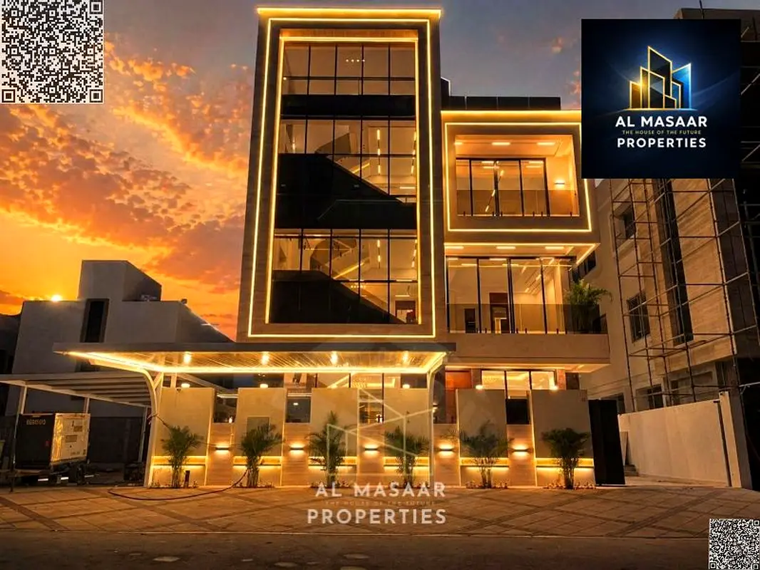 Two-story villa with a rooftop terrace, internal elevator, and private swimming pool. The price includes everything. Freehold ownership available to a