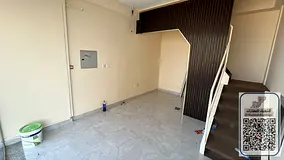 Commercial space in Al-Aliya area, prime location with a mezzanine, new air conditioning, parking in