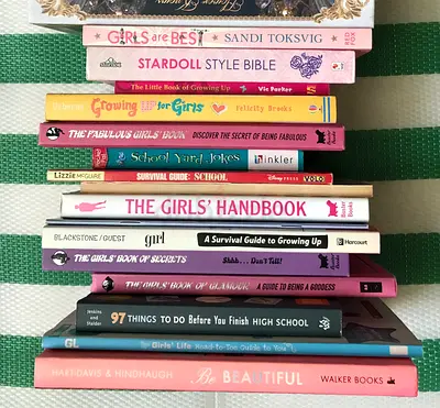 Girls books bundle 350 aed.