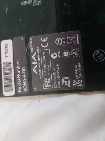 AJA KONAN-4-RO Video I/O Module (Used) - Model KONAN-4-RO
