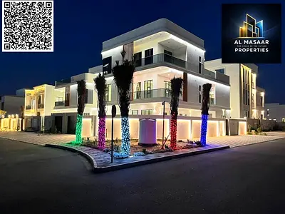 Own a corner villa with two floors and a roof terrace, featuring 7 master bedrooms, at a price that