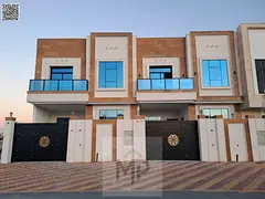 Townhouse For Sale At Ajman| Al Yasmeen Area| 5 master rooms, majlis, hall, roof | Freehold For All
