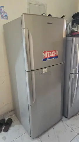 Used Hitachi double Door Refrigerator Freezer - Good Working Condition