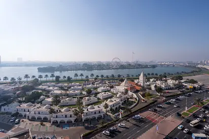 With 6 months free, the most prestigious and beautiful partitioned office is available for annual rent in Sharjah, Al Majaz 3. The annual rent is AED