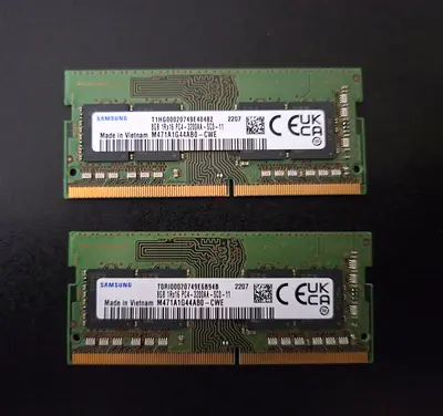 16GB DDR4 (2 x 8GB) 3200MHZ SODIMM Ram + 128GB M.2 SATA SSD