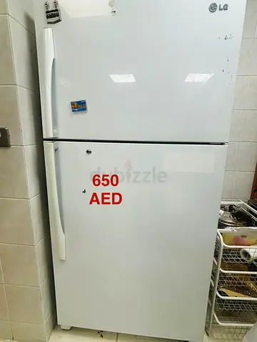 LG Top Freezer Refrigerator - Good Working Condition, 650 AED