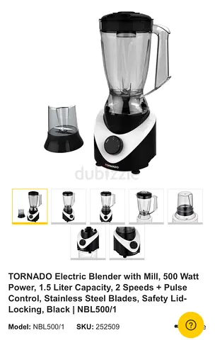 Tornado Electric Blender + 1 mill