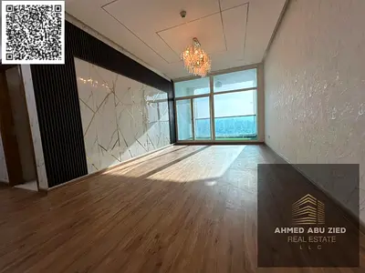 Luxurious largest 3BR apartment, hall, 5 baths, maid room, balcony open view, pool, gym, wardrobes,