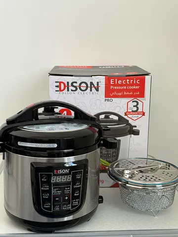 Edison electric pressure cooker 4 L ( Like New ) | قدر ضغط كهربائي من اديسون 4 لتر