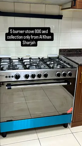 5-Burner Gas Stove with Oven fully working condition used for 1 year