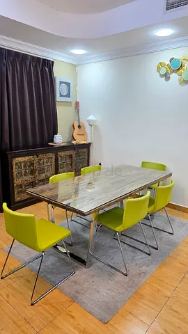 Marina Home Railway Wood Dining Table Set