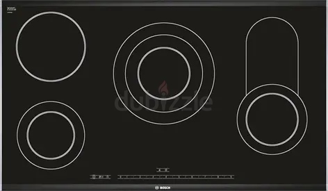 Bosch Electric Glass Cooktop - 5 Burner Ceramic Hob