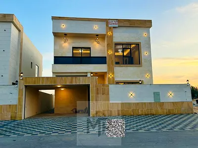 Villa for sale | Ajman | Helio 2 area | 5 main rooms, a sitting room, a hall, and a maid’s room Freehold | The price includes a registration fee