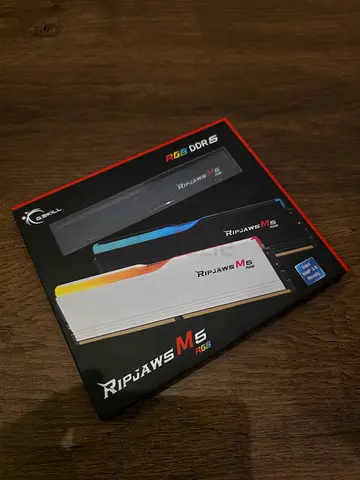 DDR 5 RAMS G SKILL 64GB 6400MHZ CL32 32X2 RIPJAWS M5 RGB