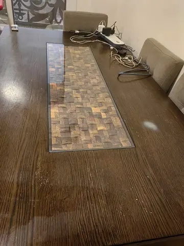 Dining table with 6 chairs