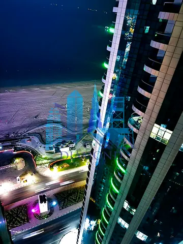 Specious and full sea view 2 bhk for sale in Corniche Tower- Ajman