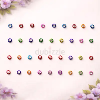 Crystal Dot Bindis – Multicolor Pack