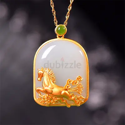 Golden Horse Necklace luxury