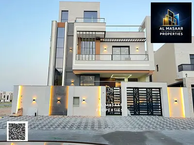 Luxury villa for sale in Al Yasmin – 5 master bedrooms | Includes registration, ownership, electricity, water, and air conditioning