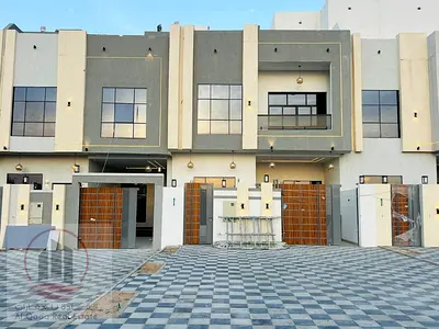 For sale, a villa in Ajman Al Helio,4 master rooms, a Majles room, a hall, and a maid’s room, freehold for all nationalities