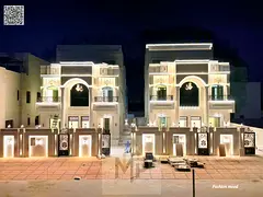 Villa calssic design for sale | ajman| al bahia | 6 master rooms, majlis, 2 halls, maid room, roof|