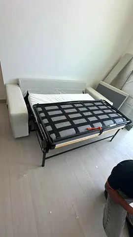Ikea vimle two Seater Sofa bed Light Grey 2-Seater Sofa Bed — Pull-Out Guest Bed, Good Condition