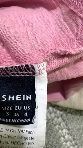 SHEIN pink knit top, size S (EU 36 / US 4)