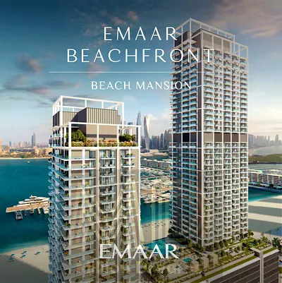 2BR Apartment | Emaar Beachfront | Marina & Beachfront Views | Infinity Pool Access