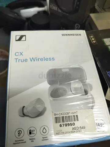 Brand New SENNHEISER CX TW-BK True Wireless Earphones, Black AED 400/-