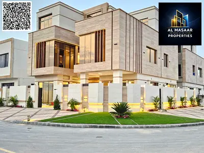 فيلا زاوية فاخرة  امام حديقة الحميدية  مباشرة مع 7 غرف ورووف بسعر شامل مسبح و المكييفات و الكهرباء و الماء و رسوم التسجيل و التملك ل جميع الجنسيات