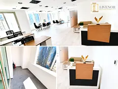 Fully Fitted &amp; Furnished Office for Rent in The Prism Tower | Business Bay