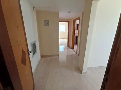 Cheapest one-bedroom apartment in Al Majaz 3 for rent in Al Sanouri | Central air conditioning | Free parking | 2 bathrooms | Built-in wardrobes | Str