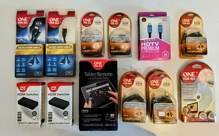 A lot of new branded cables