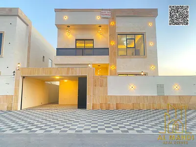Luxury 5-Bedroom Villa with Roof & Central AC for Sale in Al Helio 2 Ajman – Registration Fees Included – 10% Down Payment – Freehold