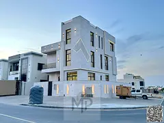 Own your ideal villa, prime location on the corner of two streets, two floors and a roof, 6 master b