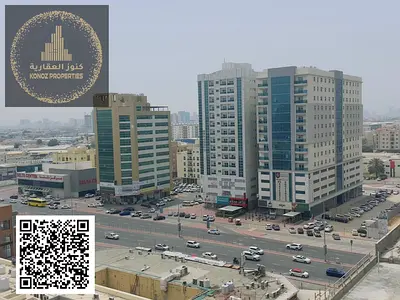 Exclusive: for annual rent, Two rooms and a hall in the Garden City, Ajman ( full Open view)
