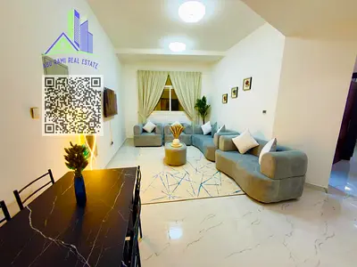 من غير عمولة - غرفتين وصالة  -  ايجار شهري  -  شامل  -اول ساكن -  مفروشة - فرش جديد