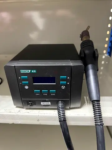 Hot Air Gun/ Quick K8 Rework Station Hot Air Gun Mobile Phone Screen Motherboard Repair Tool Lead Fr