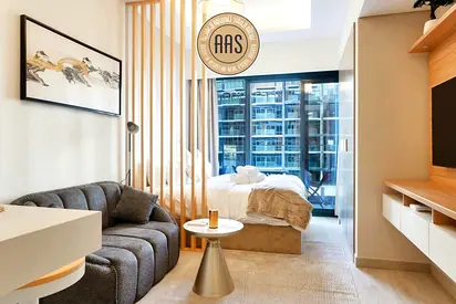 Chiller free fully furnished ready to move spacious studio apartment for rent only in 50k