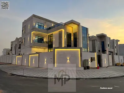 فيلا( زاويه )7 غرف ومجلس و 3 صالة ومسبح ومصعد | تملك حر| بسعر شامل رسوم التسجيل والماء والكهرباء والمكيف المركزى والفرش.