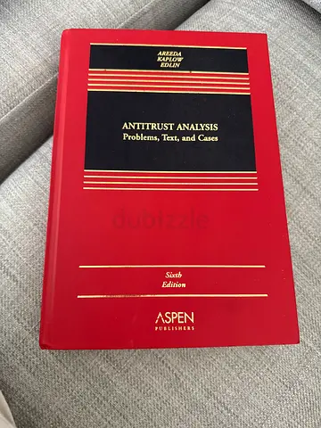 Antitrust Analysis: Problems, Text, and Cases (Aspen, 5th Edition)