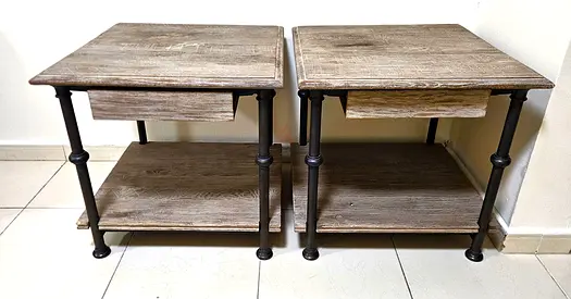 THE ONE Industrial Style Bedside Tables