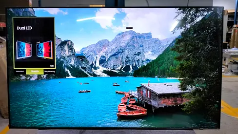 Samsung 75 Q60D QLED 4K HDR Smart TV 75Q60D Hard Scratch 3 inch on Panel