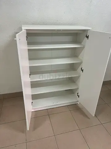 KLEPPSTAD shoe cabinet in white from IKEA.