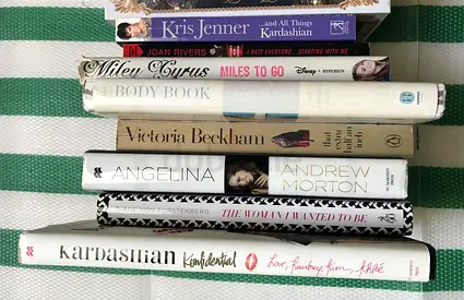 Famous Celebrities Autobiography/Beaty 8 books bundle for 400 aed.