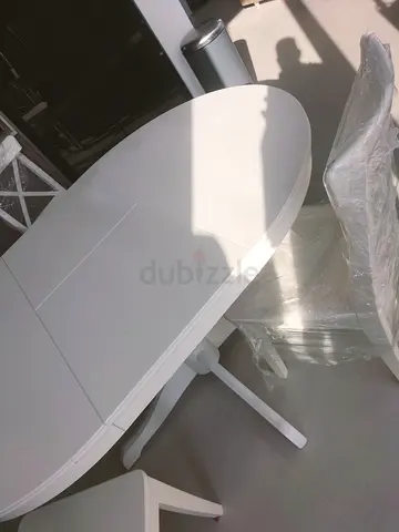 Ikea extendable dining table and chairs for sale