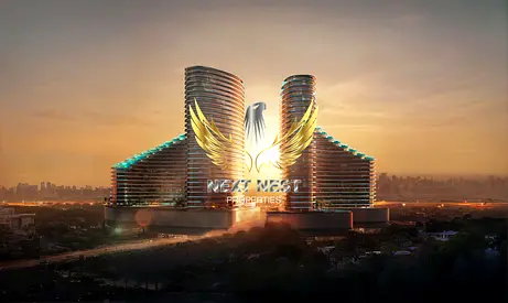 Skyline View 2BR | Binghatti Skyflame 2 | Terrace Pools