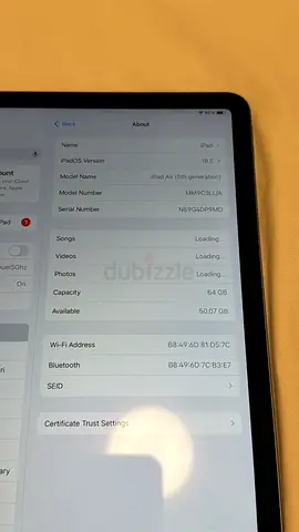 iPad Air (5th generation) 64GB - Good working condition